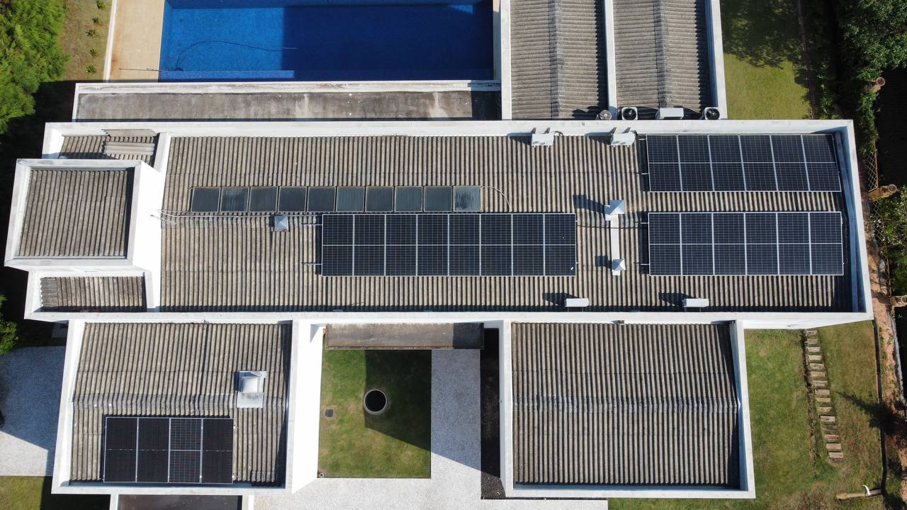 Residencial Ivar — vista aérea do sistema solar